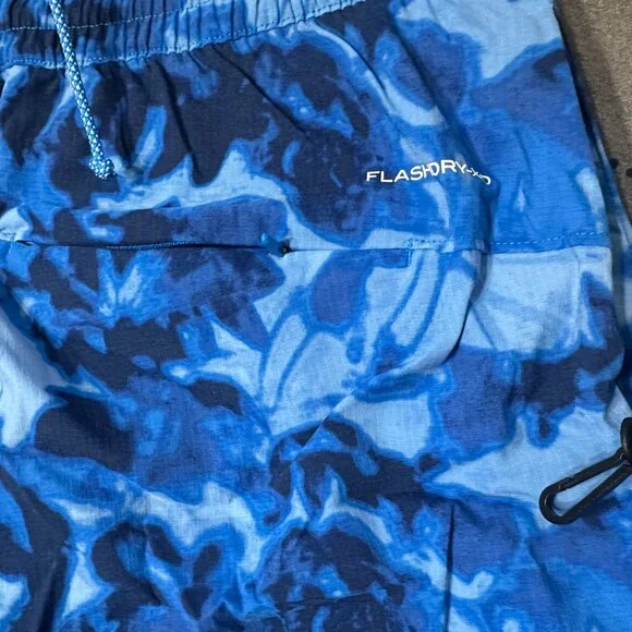 THE NORTH FACE PATHFINDER HYDRO BLUE'S FLASH DRY LINED SHORTS SIZE L O M MEN $60 - Picture 5 of 6